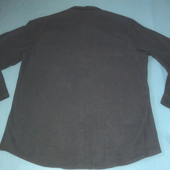 GRIZZLY MOUNTAIN 100% cotton long sleeve button up shacket dark gray NEW size XL - Picture 3 of 11